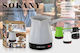 Sokany Electric Greek Coffee Pot 600W with 500ml Capacity Brown