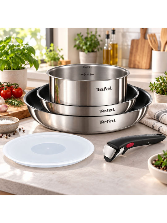 Tefal Ingenio Emotion Σετ Μαγειρικά Σκεύη από Α...