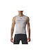 Castelli Tricou de Ciclism Bărbătesc Gri Fără Mâneci
