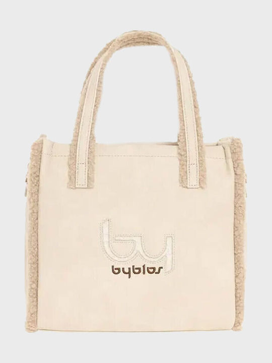 Byblos Valley Fur Women's Shopper Bag Suede Bei...