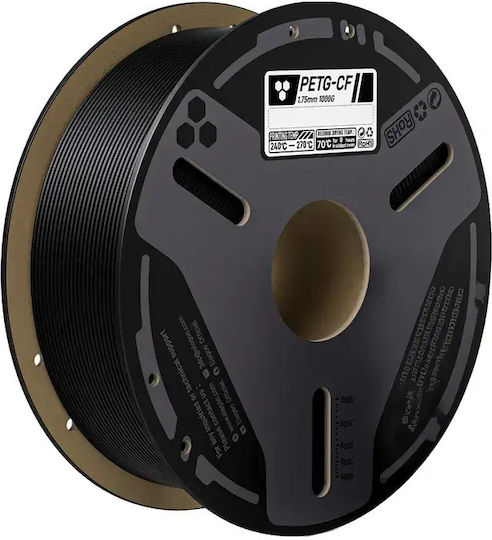 Elegoo PETG-CF 3D-Drucker-Filament Schwarz 0,5 kg