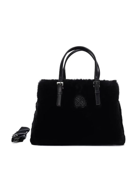 Xti Fur Women's Tote Bag Black