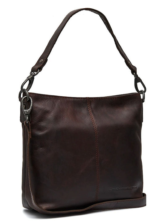 Jen Leather Women's Shoulder / Crossbody Bag Brown