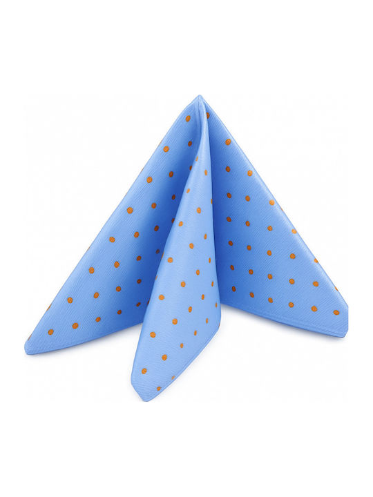 Men’s Silk Light Blue Pocket Handkerchief