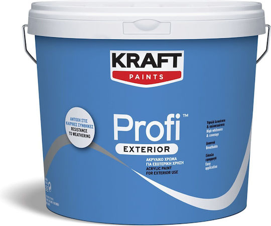 Kraft Profi Acrylic Ecological Plastic Emulsion Paint for Exterior Use 950ml
