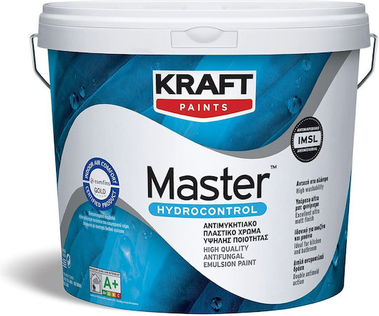 Kraft Master Hydrocontrol Ecological Plastic Water-Based Paint for Interior Use 970ml
