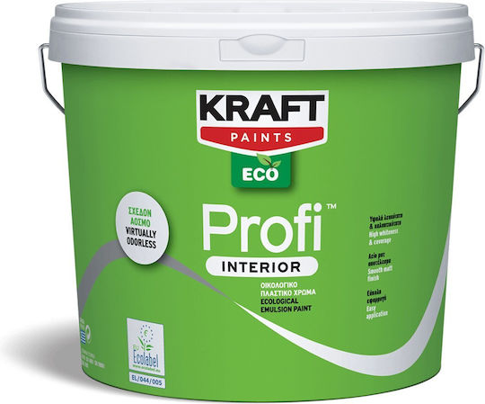 Kraft Profi Ecological Plastic Water-Based Paint for Interior Use Base P 2.94 L