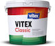 Vitex Classic Acrylic Ecological Water-Based Plastic Paint for Interior Use Black 10 L
