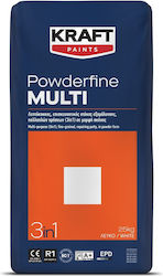 Kraft Powderfine White Concrete Based Putty 25kg Kraft Powderfine White Concrete Based Putty 25kg