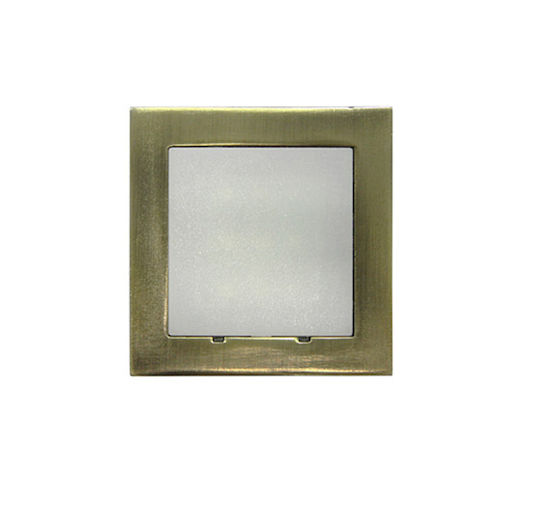 Adeleq Стенна външна LED лампа IP54 1W със синя светлина 9.1x9.1x9.1см