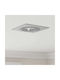 vidaXL Metal Recessed Spot Silver 9x9 cm 12 pcs