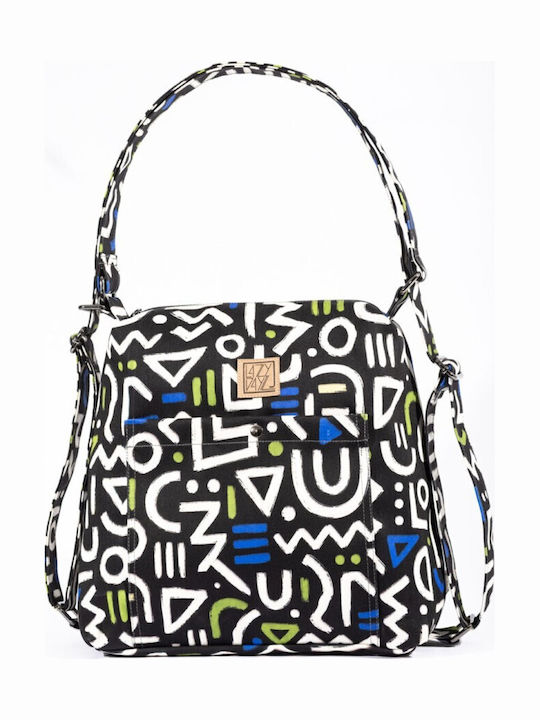 Lazydayz Multicolour Fabric Women's Shoulder Ba...