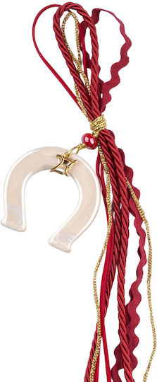 Philio Handmade Hanging Horseshoe Lucky Charm White Ceramic 2027 35cm Philio Handmade Hanging Horseshoe Lucky Charm White Ceramic 2027 35cm