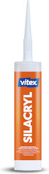 Vitex Silacryl Акрилен Силикон За Дърво Бял 280ml 25бр