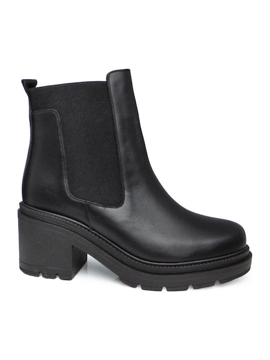 Fratelli Petridi Black Leather Women's Chelsea ...