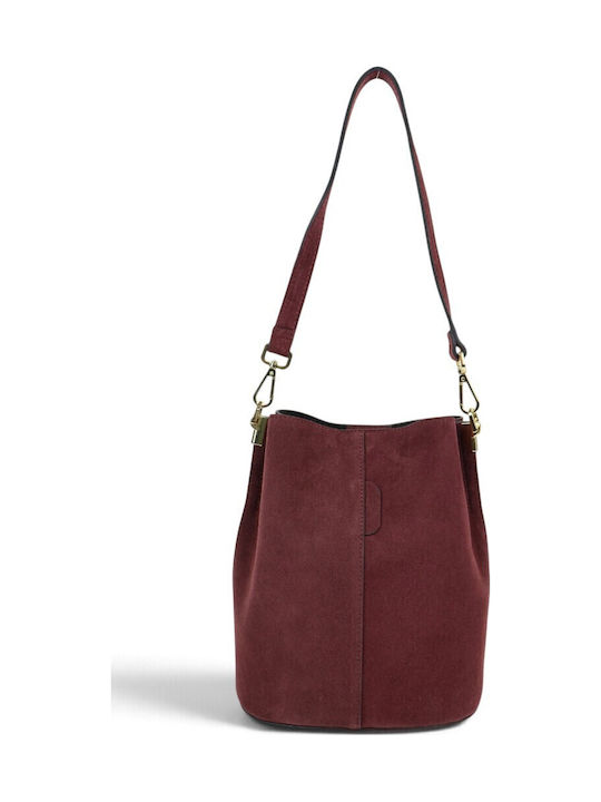 Passaggio Leather Burgundy Suede Leather Women'...