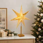 vidaXL Illuminated Christmas Star Plastic Warm ...