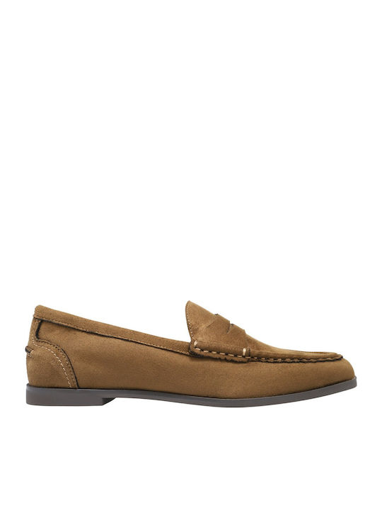 Corina Damen Loafers in Tabakbraun