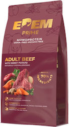 Edem Prime 2kg Grain-Free Dry Dog Food for Adult Dogs with Beef, Apple, Salmon and Pumpkin