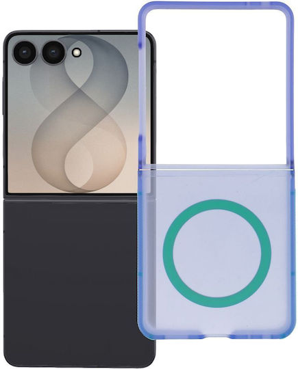 Samsung Galaxy Z Flip8 5G Hülle Forcell F-Protect Vivid Premium MagSafe-kompatibel Blau
