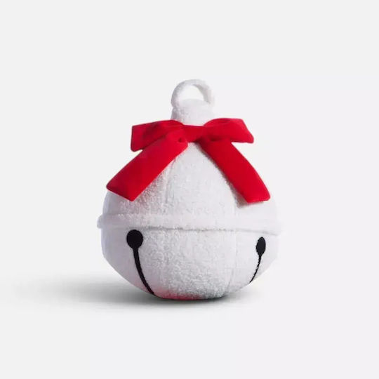 Nef-Nef Homeware Коледна Камбанка Коледна Декоративна Възглавница Бяла