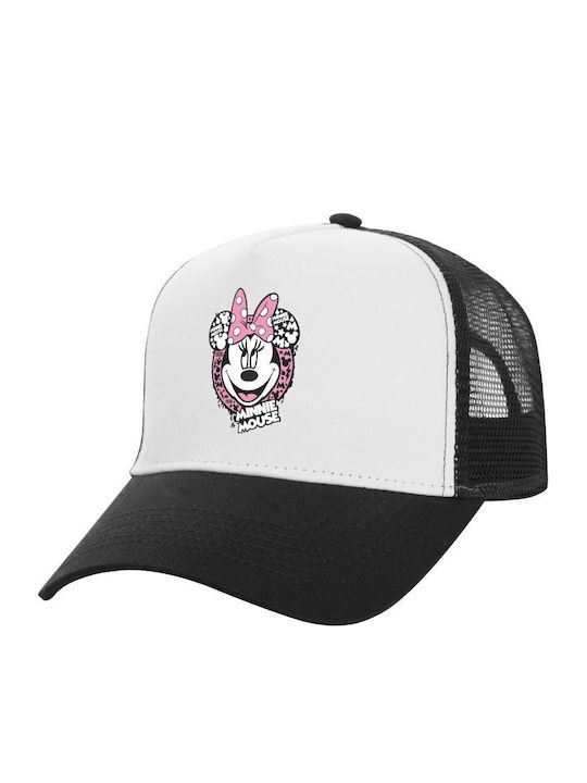 Καπέλο Trucker Λευκό-μαύρο Minnie Mouse One Size