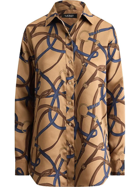 Дамска риза с дълъг ръкав Medium Beige