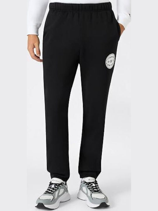 Black Sweatpants with Elastic Waist