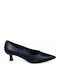 Dark Blue Mid Heel Pumps WS-G650-27HH-DARKBLUE