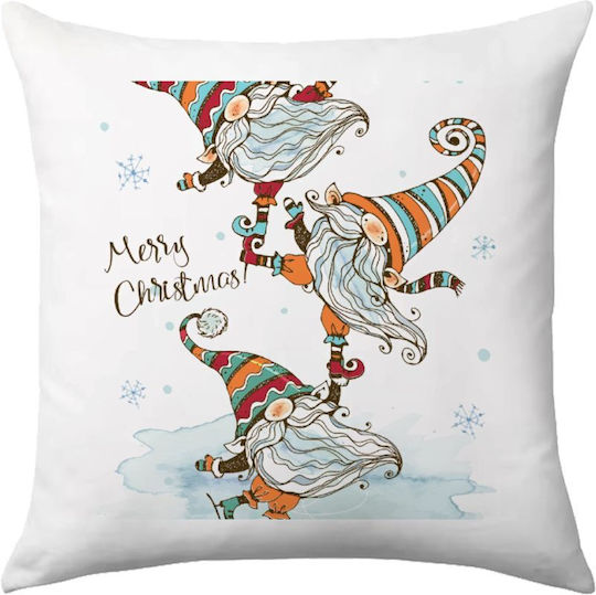 Tstudio Διακοσμητικό Μαξιλάρι Christmas Nordic Gnomes — Μαξιλάρι Καναπέ 40x40cm Περιέχεται Το Γέμισμα
