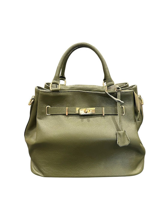 Leather Women's Bag Olive