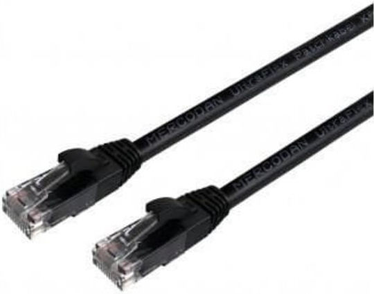 Mercodan Direct Attach Copper Cat.6 (Gigabit) Ethernet Network Cable 0.5m Black