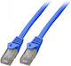Mercodan U/UTP Cat.6 (Gigabit) Ethernet Network Cable 3m Blue