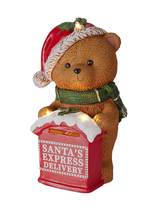 Home&Styling Collection Beleuchtete Weihnachtsfigur Teddybär Braun, Höhe 30 cm