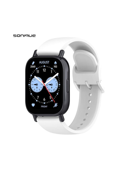 Λουράκι Σιλικόνης Soft Band Sonique Xiaomi Redmi Watch 5 Active Redmi Watch 5 Lite Λευκό
