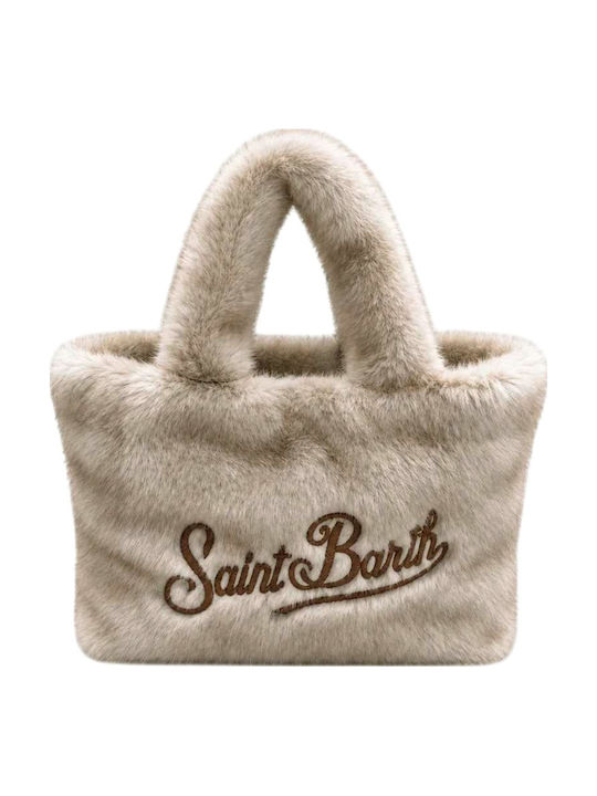 MC2 Colette Soft Geantă Tote de Damă din Blană Bej
