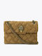 Kensington Leather Women's Flap Bag Tan Leather