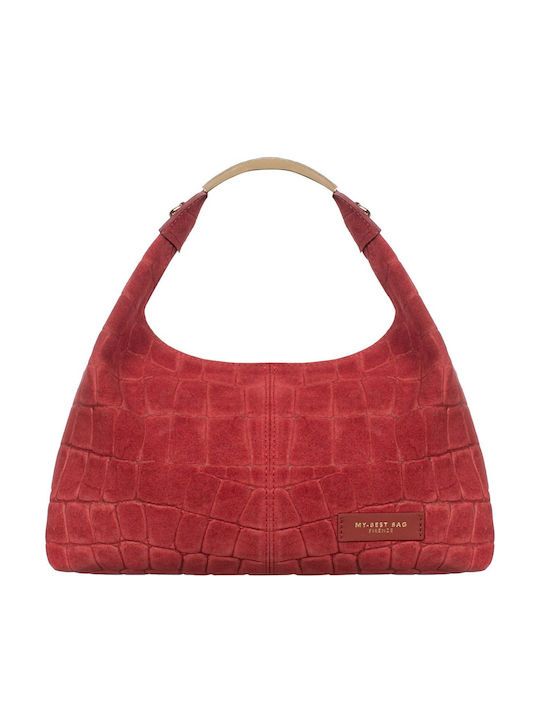 My Best Women's Hobo Bag Suede Red