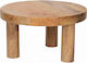 e-exoplismos Buffet-Präsentationsständer Riser Mango-Holz 25 cm