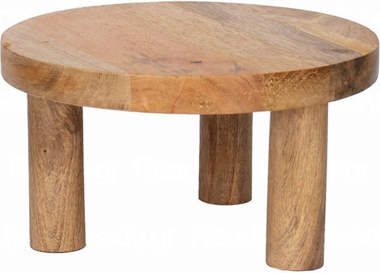 e-exoplismos Buffet-Präsentationsständer Riser Mango-Holz 25 cm