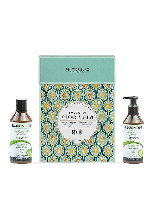 Phytorelax Aloe Vera Σετ Περιποίησης για Ενυδάτωση & Καθαρισμό Σώματος με Αφρόλουτρο 250ml & Κρέμα Σώματος 250ml Phytorelax Aloe Vera Σετ Περιποίησης για Ενυδάτωση & Καθαρισμό Σώματος με Αφρόλουτρο 250ml & Κρέμα Σώματος 250ml