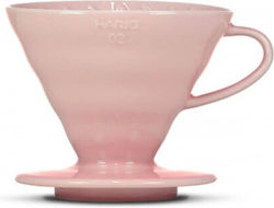 Hario V60 02 Dripper Κεραμικό Ροζ