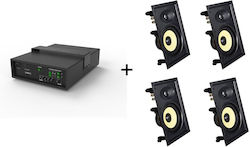 Vivolink Boxă Încorporabilă 110W (Bucată) Neagră AUDIOPACK-IW4