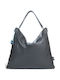 Black Leather Women's Hobo Bag