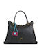 Plus Women's Tote Bag Black / Lava