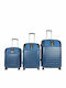 Semi Line Valize de Călătorie Rigide Blue + Orange Set 3 Bucăți
