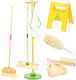 UMU Toys Reinigungs-Spielset aus Holz 8-teilig