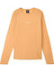 Kurzarm-Pullover Orange