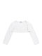 Kids White Bolero