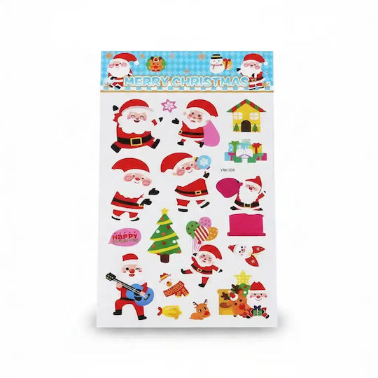 Malelis 19489-5 Kinderaufkleber Weihnachtsmann